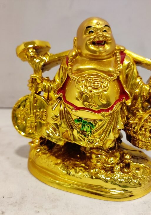 Laughing buddha fengshui golden