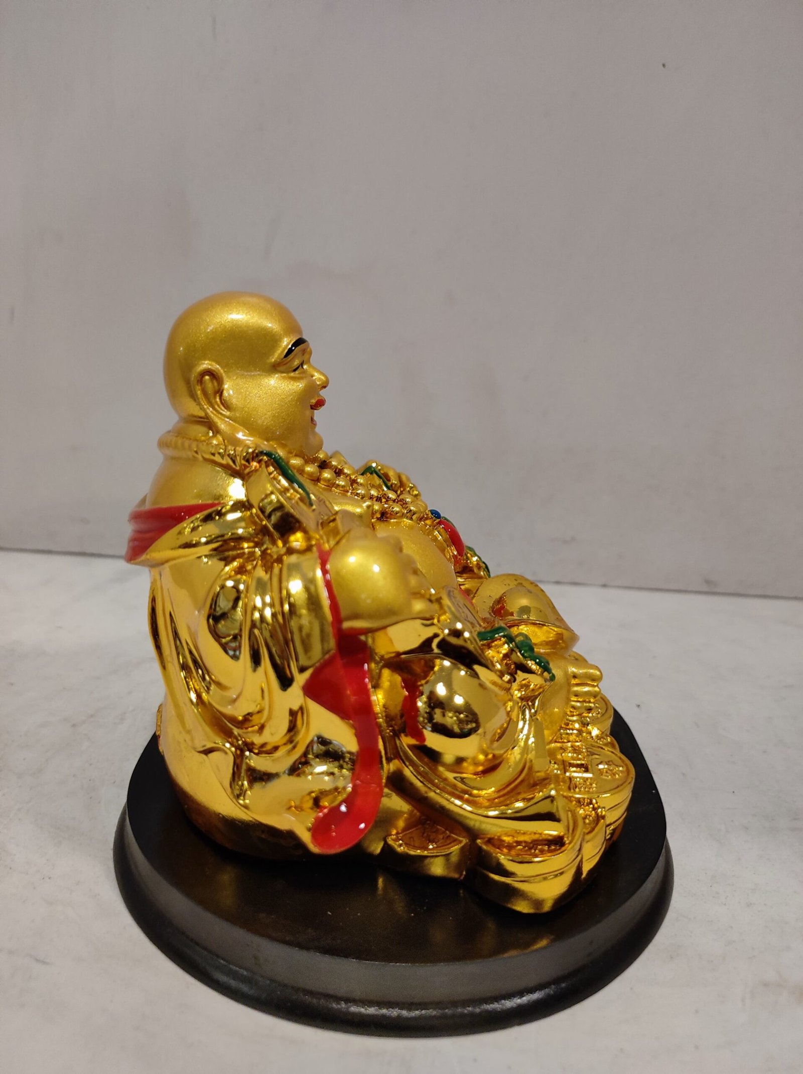 Feng-shui Golden Laughing Buddha/Happy man statue Big - Image 2