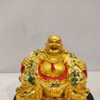 Feng-shui Golden Laughing Buddha/Happy man statue Big