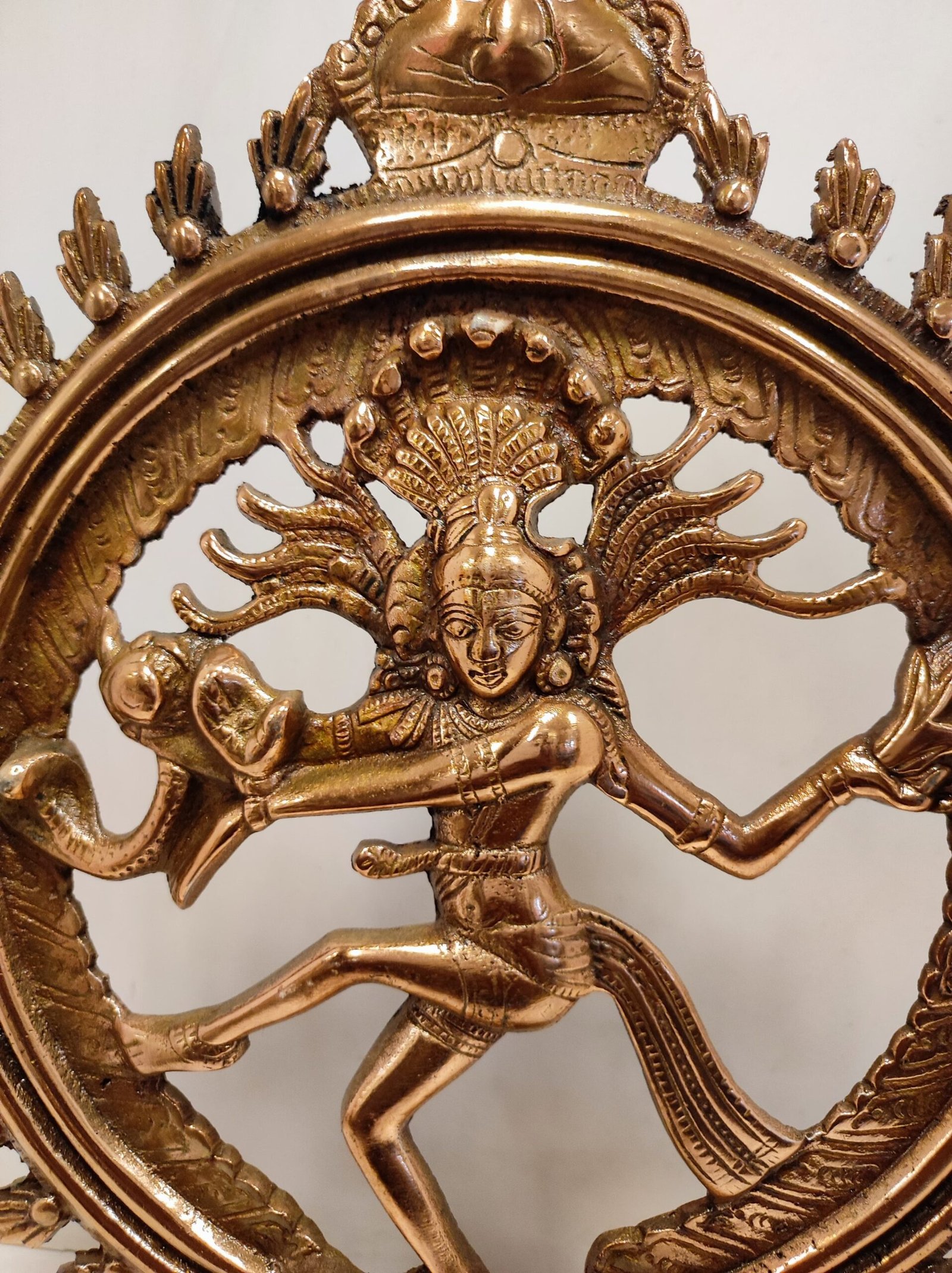 Black metal Nataraj Statue for Home decor - Image 1