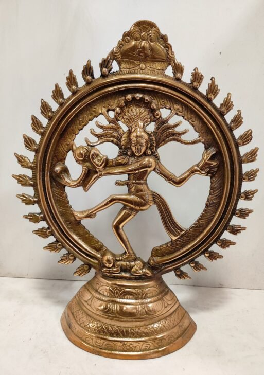 Black metal Nataraj Statue for Home decor