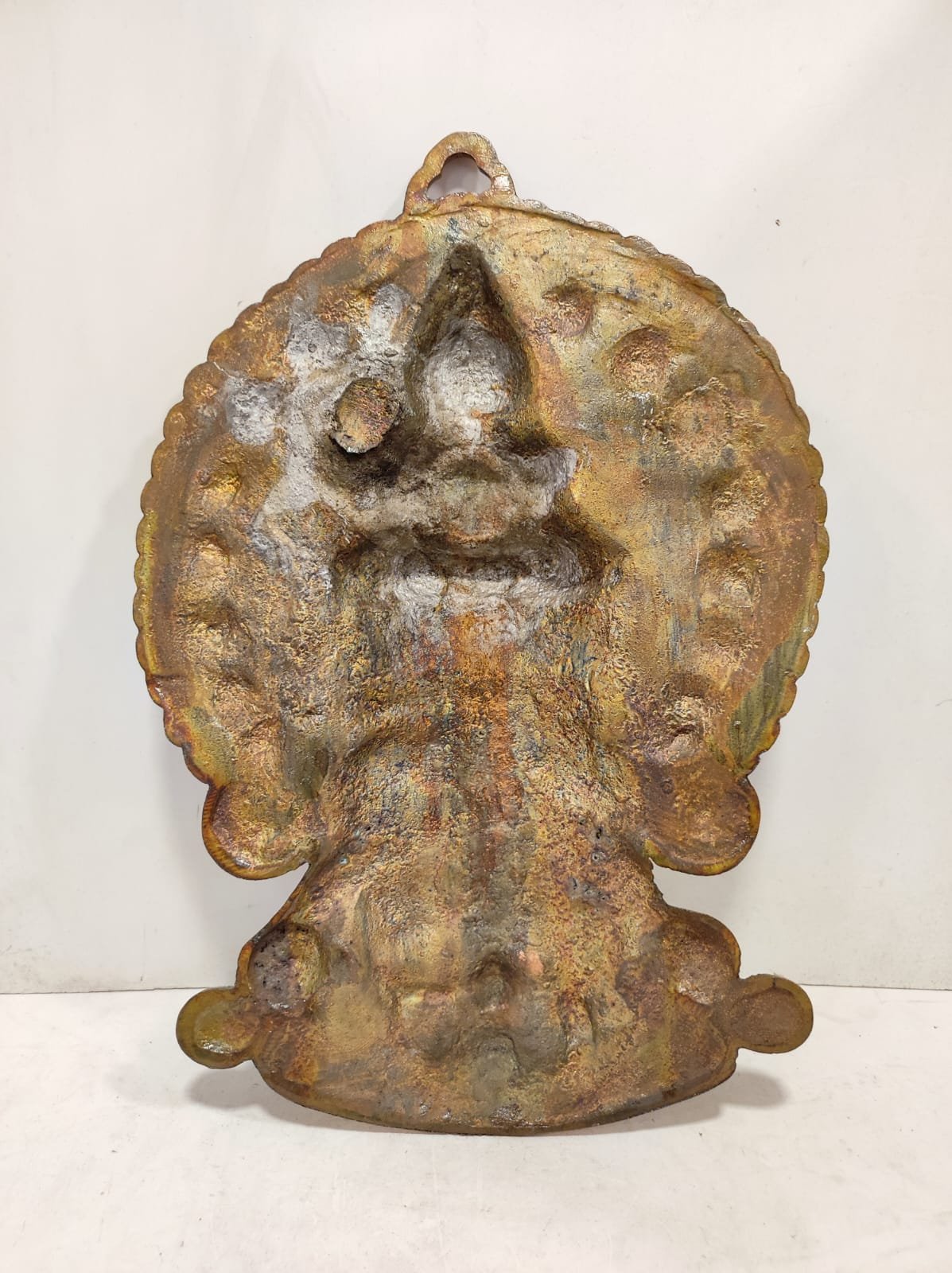 Black metal Kathakali head for Home decor/ Hanging embossed frame/ Kathakali embossed type - Image 1