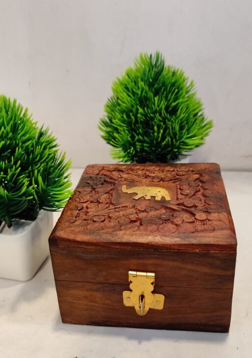 Wooden Box/ Jewellery Box small