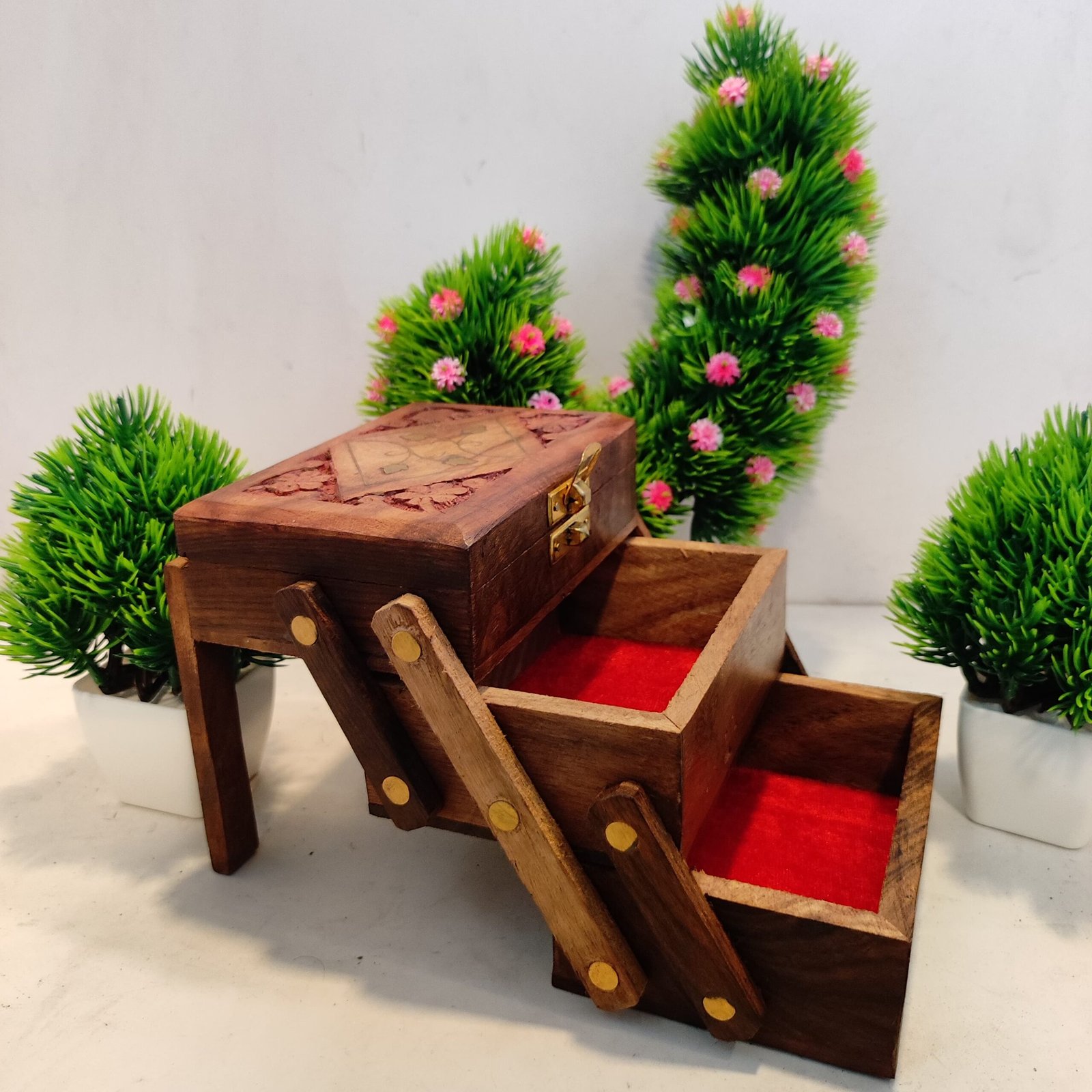 Multi level Wooden Box - Image 2