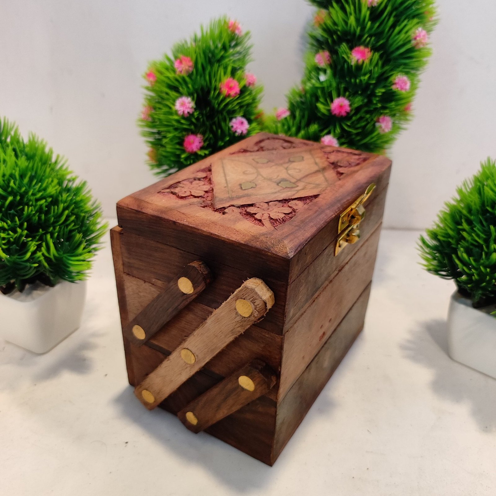 Multi level Wooden Box - Image 3