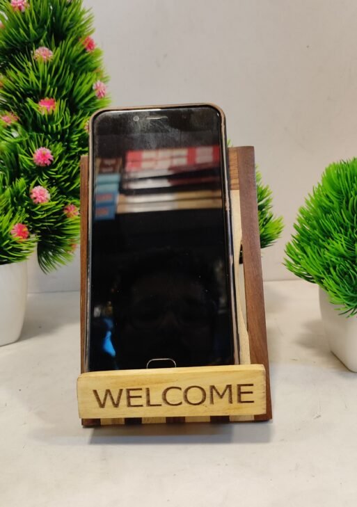 Wooden Mobile stand/ Mobile Holder