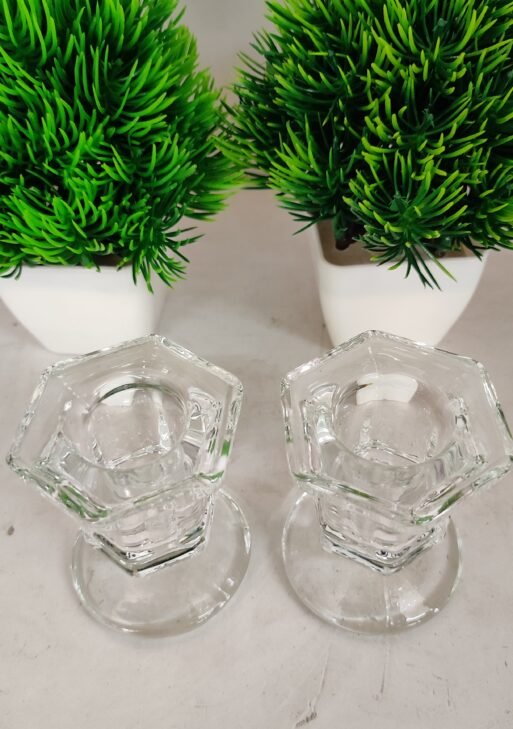 Crystal candle stand/Candle Holder (Set of 2)