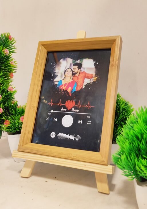 Wooden photo frame/ Photo Frame with easel Stand (7x5 inches)