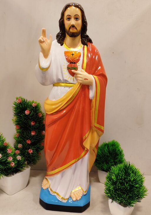 Christ Idol Statue Multicolour 480cm