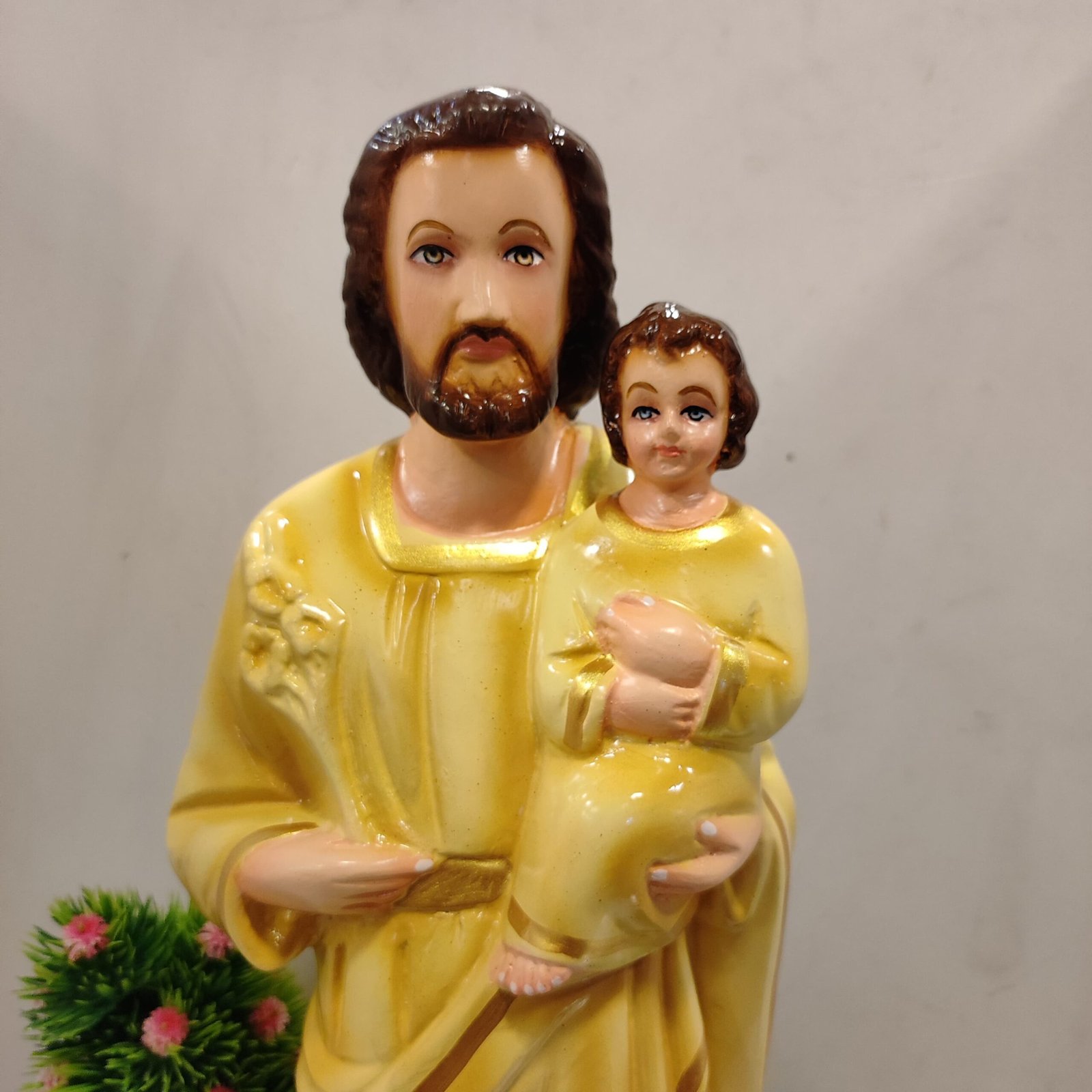 St.Joseph idol/ Joseph Fibre statue Golden 48 cm - Image 1