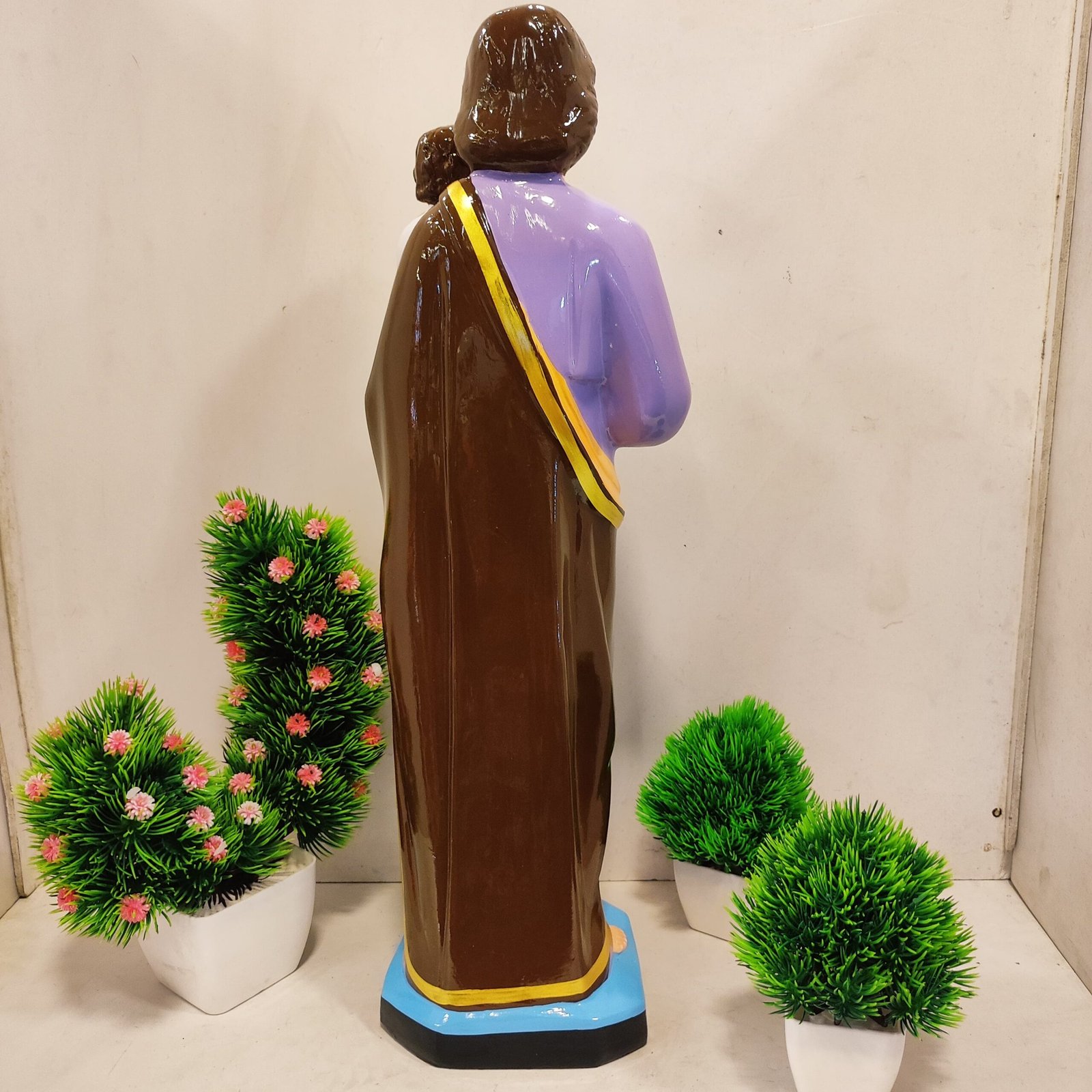 St.Joseph idol/ Joseph Fibre statue Multicolour 48 cm - Image 2