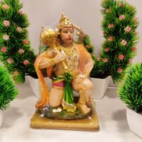 Anjaneya idol/ Hanuman statue Multicolour  21 cm