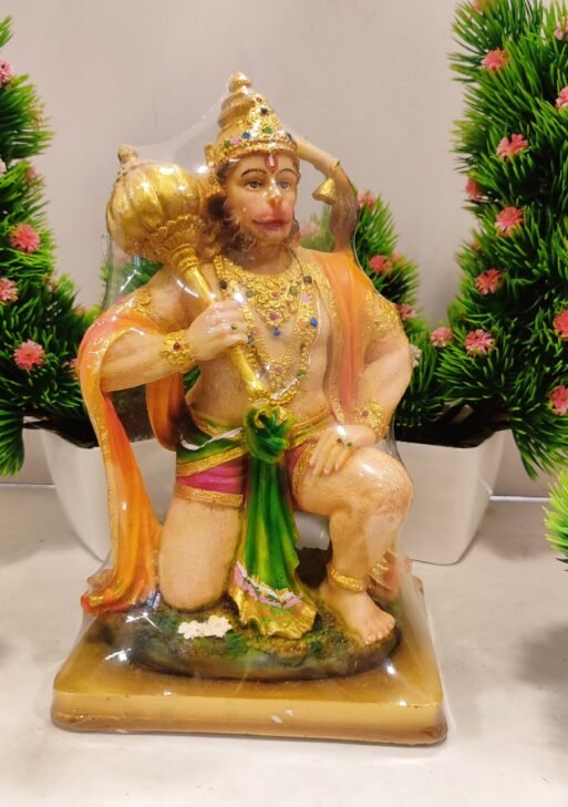 Anjaneya idol/ Hanuman statue Multicolour 21 cm