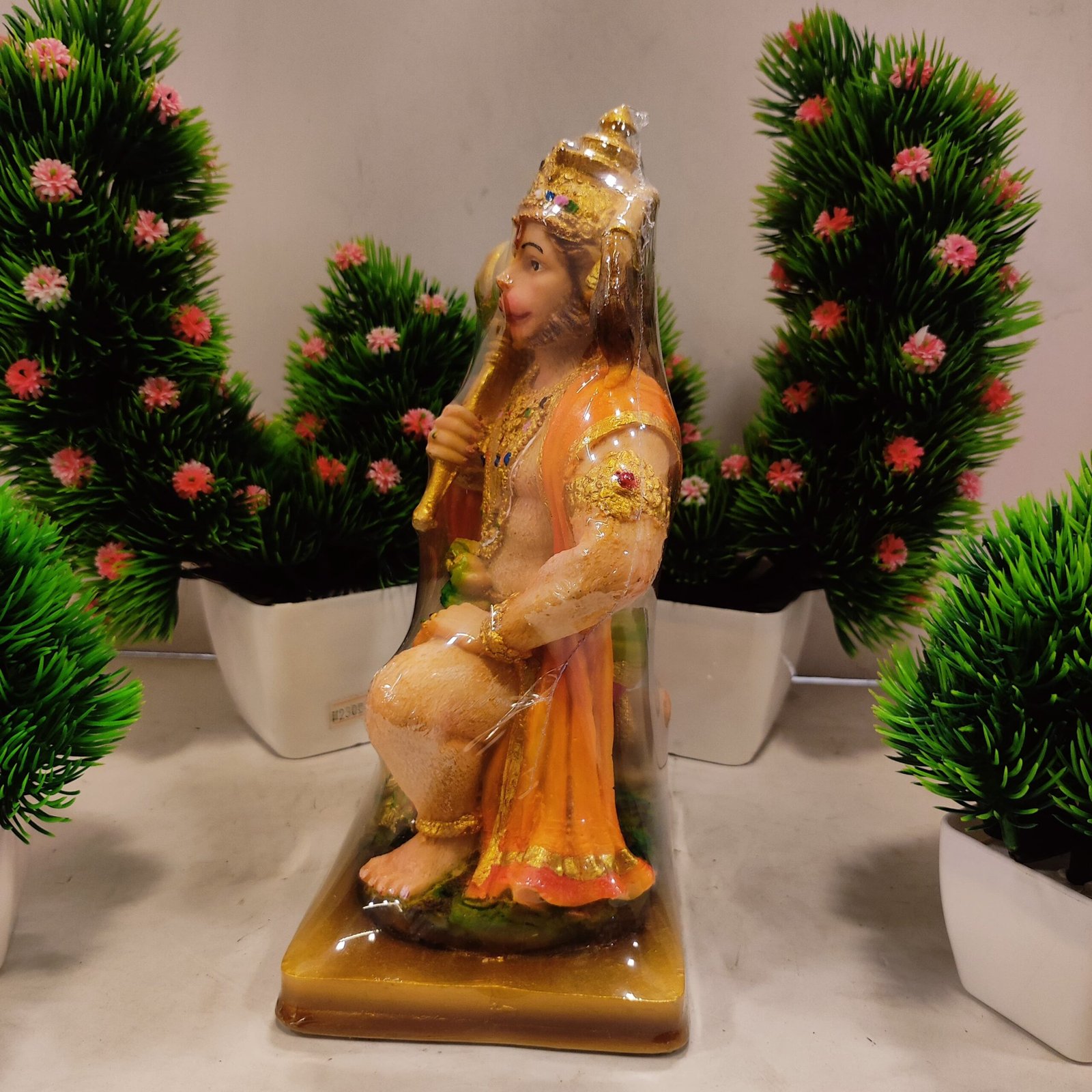Anjaneya idol/ Hanuman statue Multicolour 21 cm - Image 2
