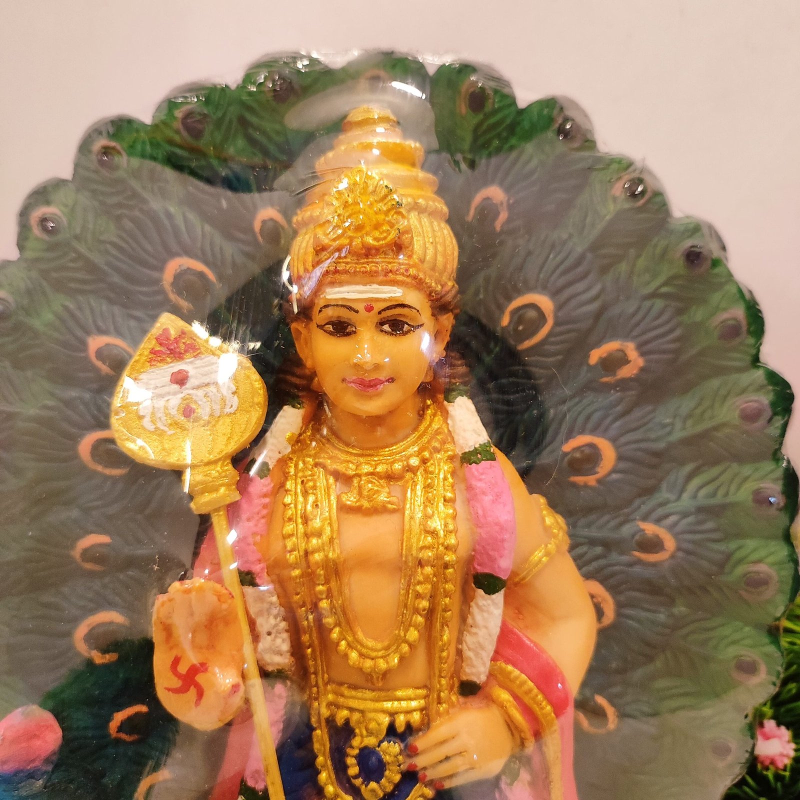 Velmuruka idol/ Murukan statue Multicolour 27 cm - Image 1