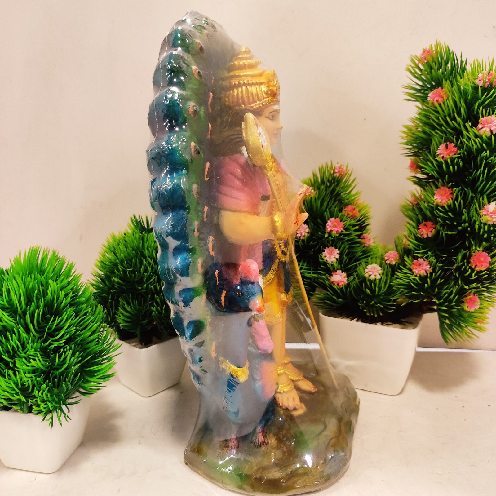 Velmuruka idol/ Murukan statue Multicolour 27 cm - Image 3