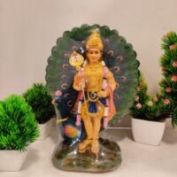 Velmuruka idol/ Murukan statue Multicolour  27 cm