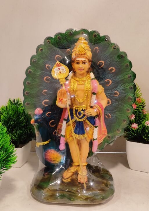 Velmuruka idol/ Murukan statue Multicolour 27 cm