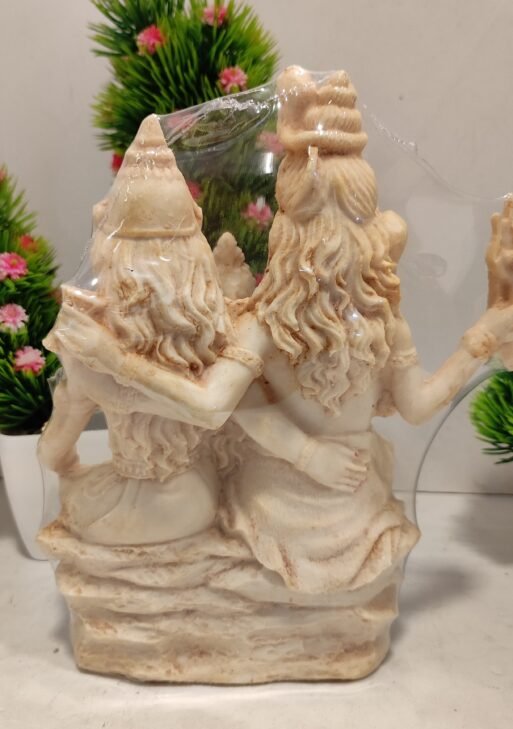 Shiv parivar idol/ Shiva family statue 19 cm