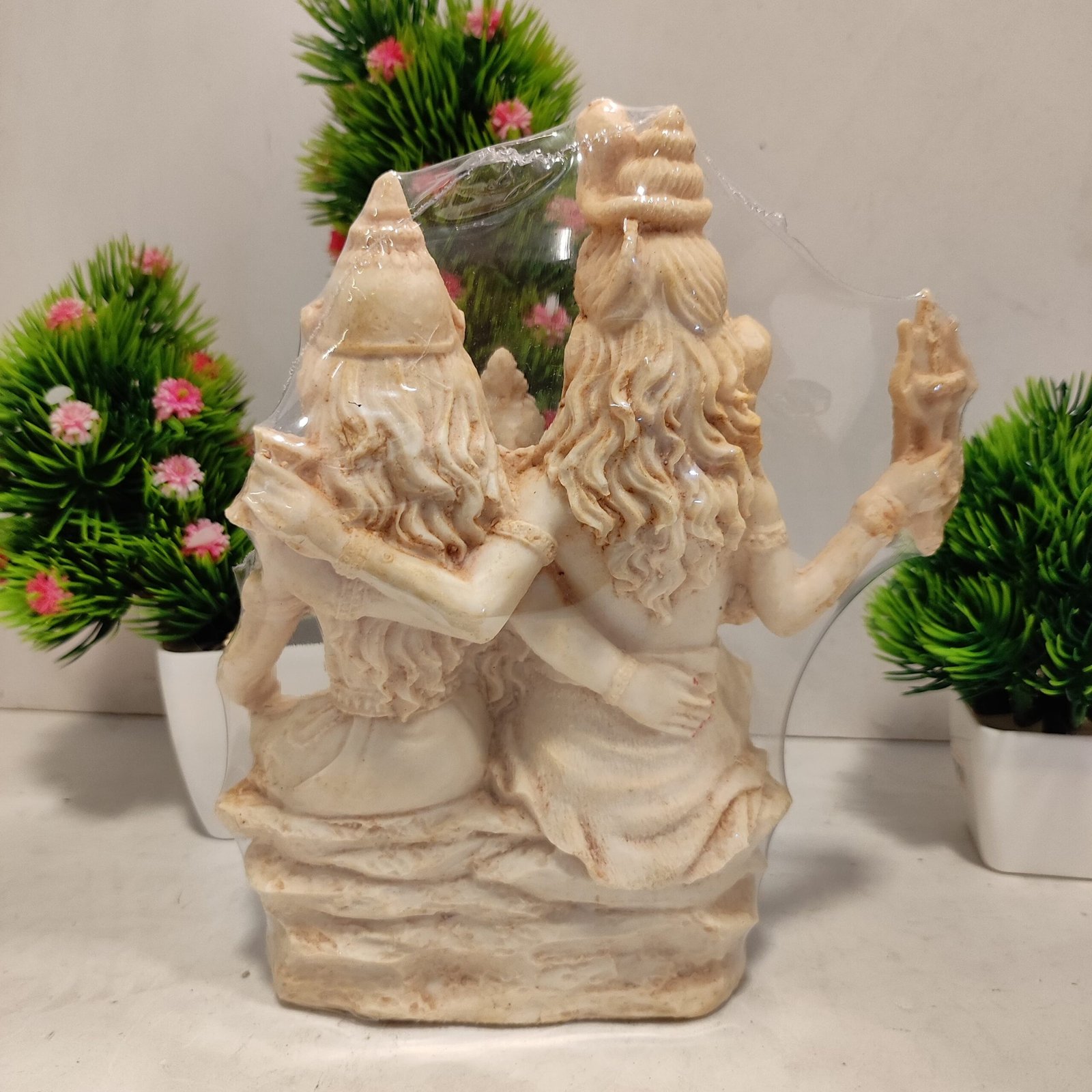 Shiv parivar idol/ Shiva family statue 19 cm - Image 1