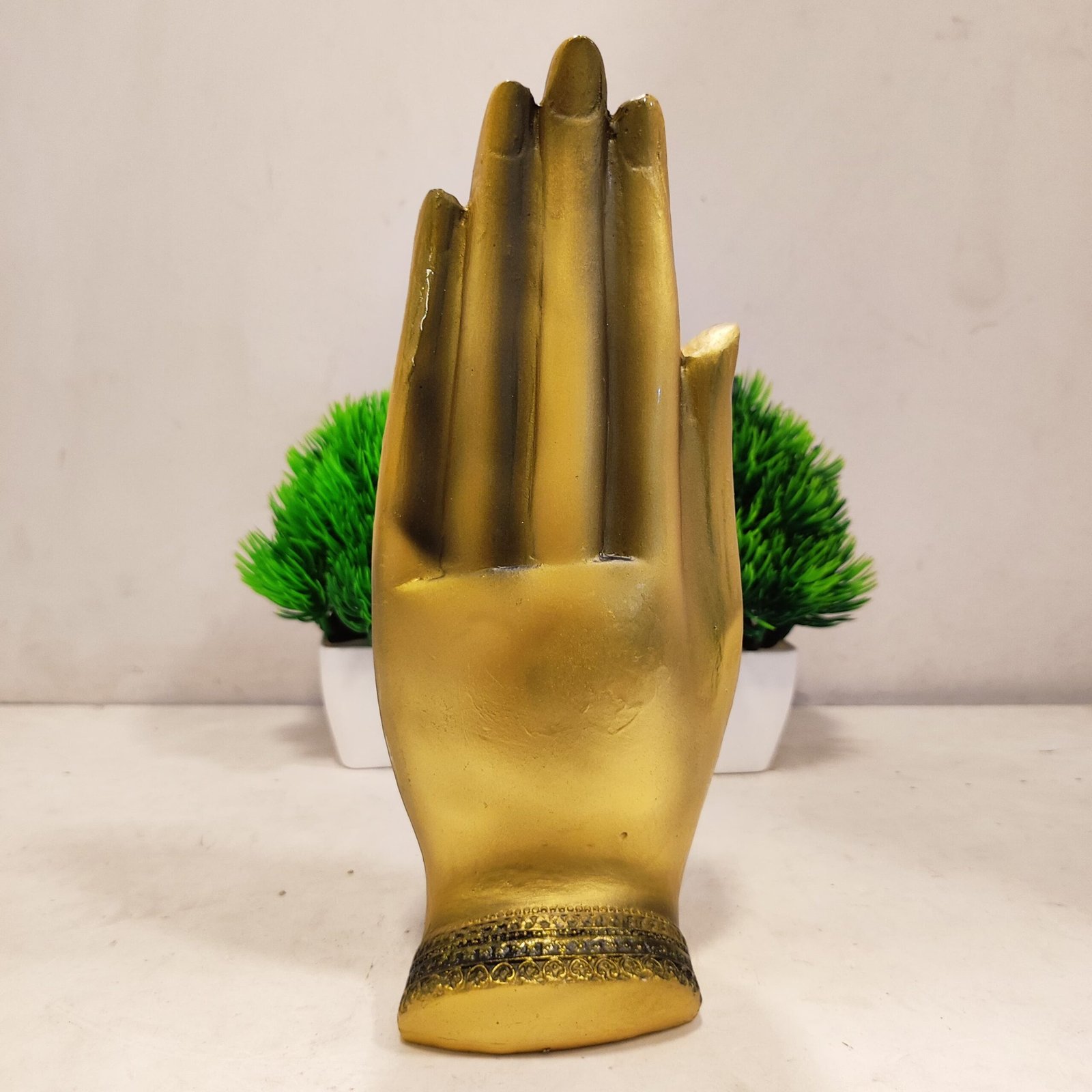 Buddha in Hand/ Golden Buddha 20 cm - Image 1