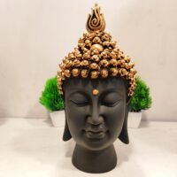 Buddha Face for Home/ Black Buddha Face 27 cm