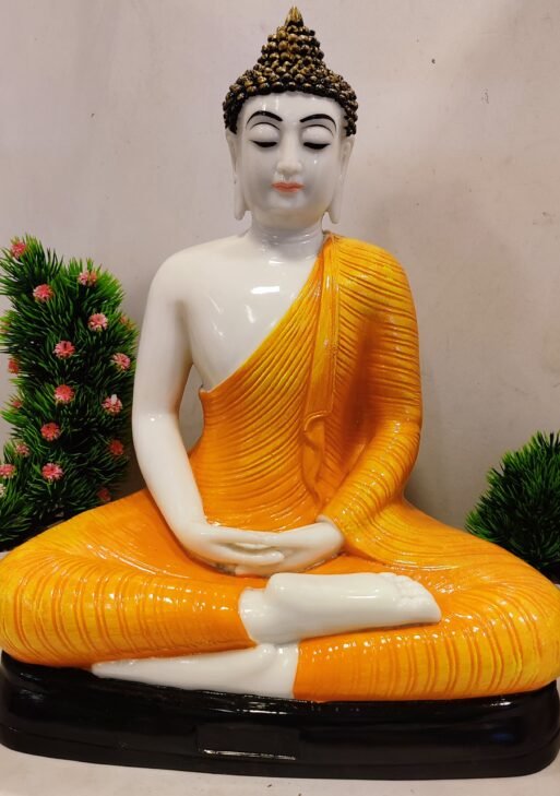 Buddha Statue - White Marble
