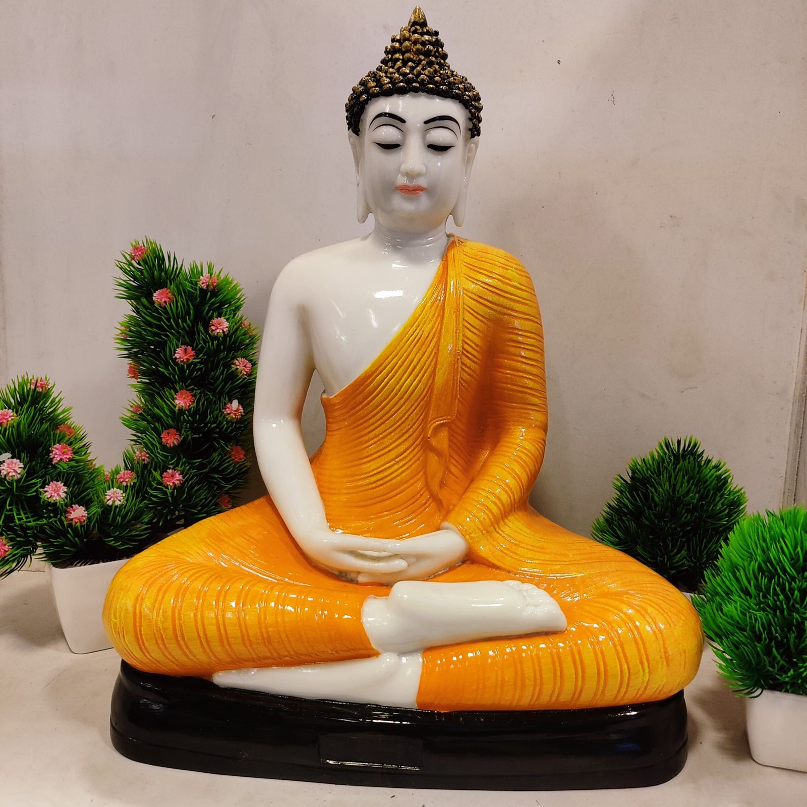 Buddha Statue - White Marble