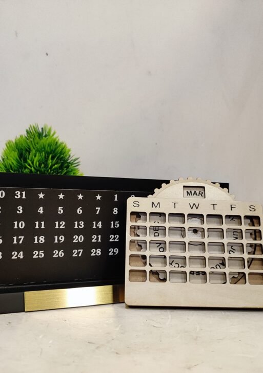 Infinity Calendar with mobile Holder/ Pen Holder with calendar 20 cm