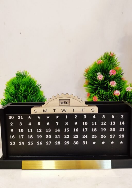Infinity Calendar with mobile Holder/ Pen Holder with calendar 20 cm