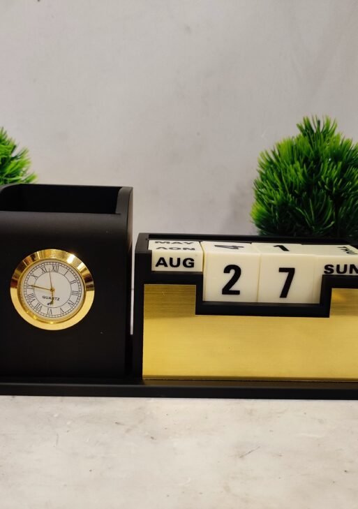 Infinity Calendar with mobile Holder/ Pen Holder with calendar 20 cm (J-645)