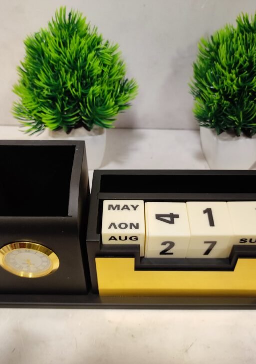 Infinity Calendar with mobile Holder/ Pen Holder with calendar 20 cm (J-645)