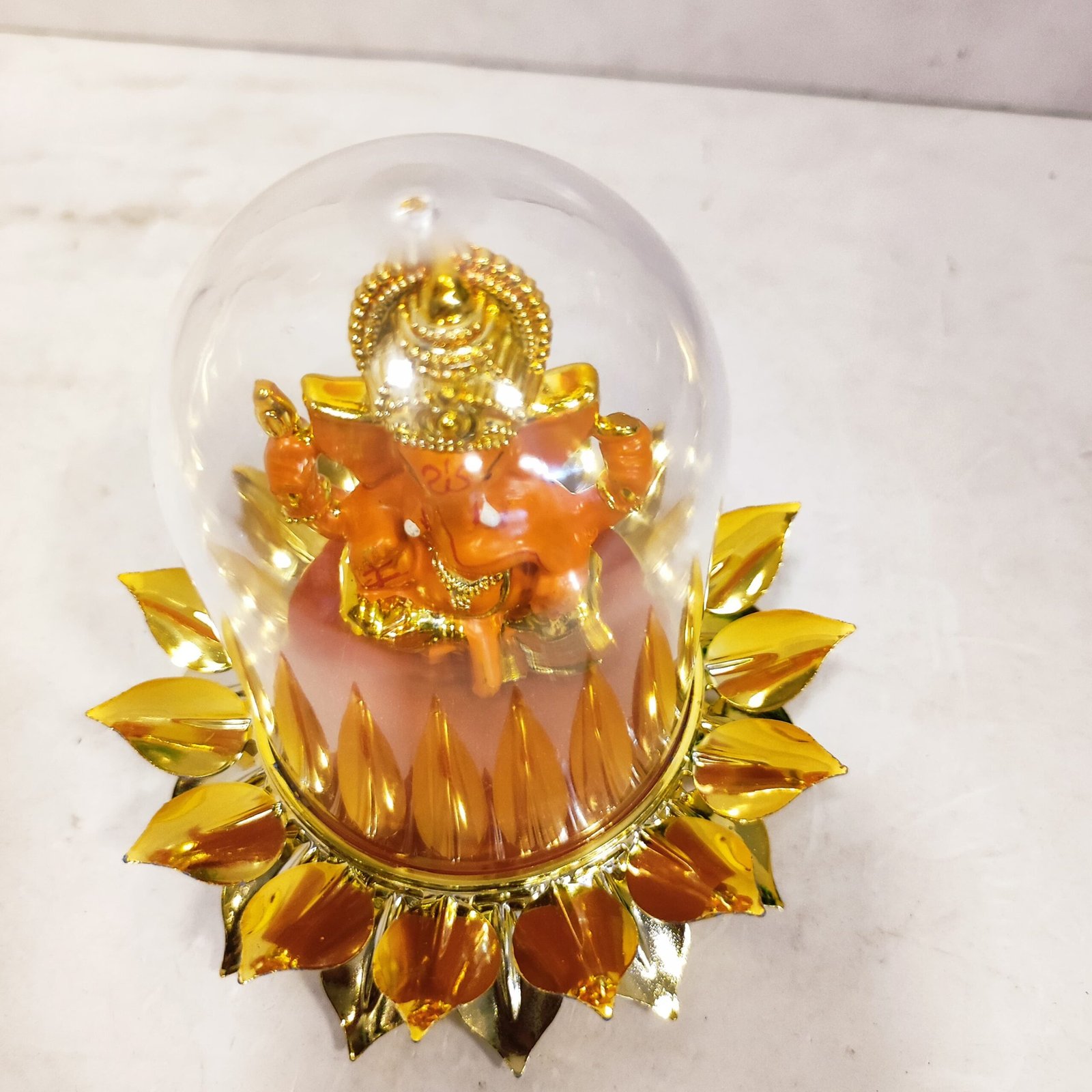 Ganesha in lotus Showpiece/ Ganesha car dash figure - Image 2