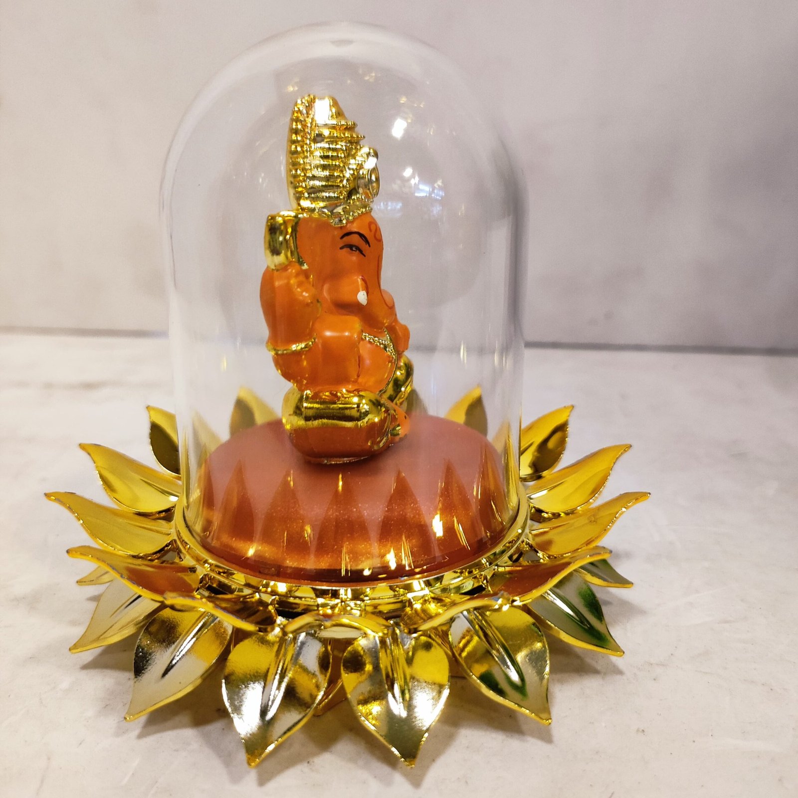 Ganesha in lotus Showpiece/ Ganesha car dash figure - Image 3