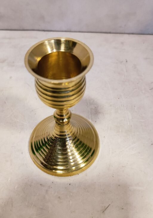 Brass Candle Holder 9.5cm