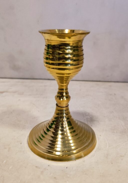 Brass Candle Holder 9.5cm