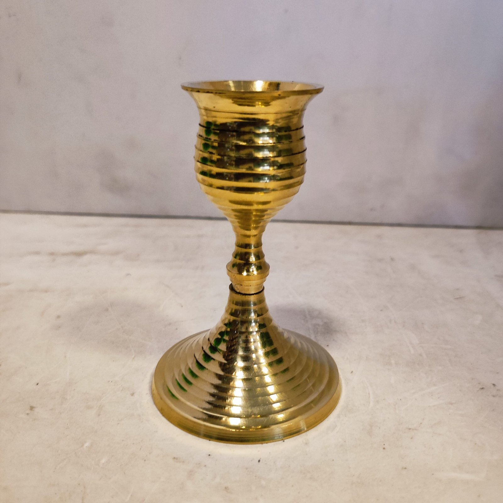 Brass Candle Holder 9.5cm - Image 1