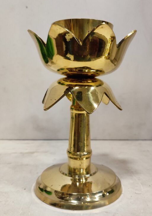 Brass Candle Holder 15cm