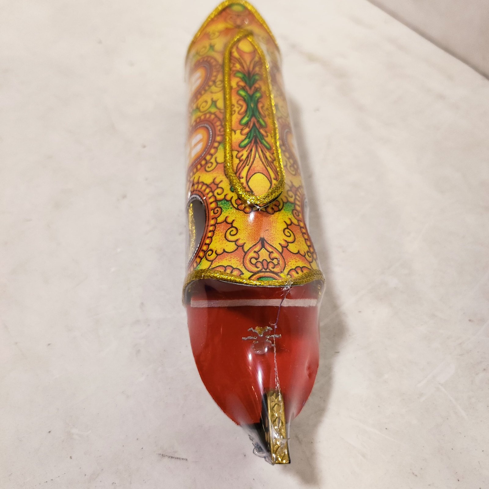 Vibrant Multicolor Wooden Boat Handicraft - Image 2