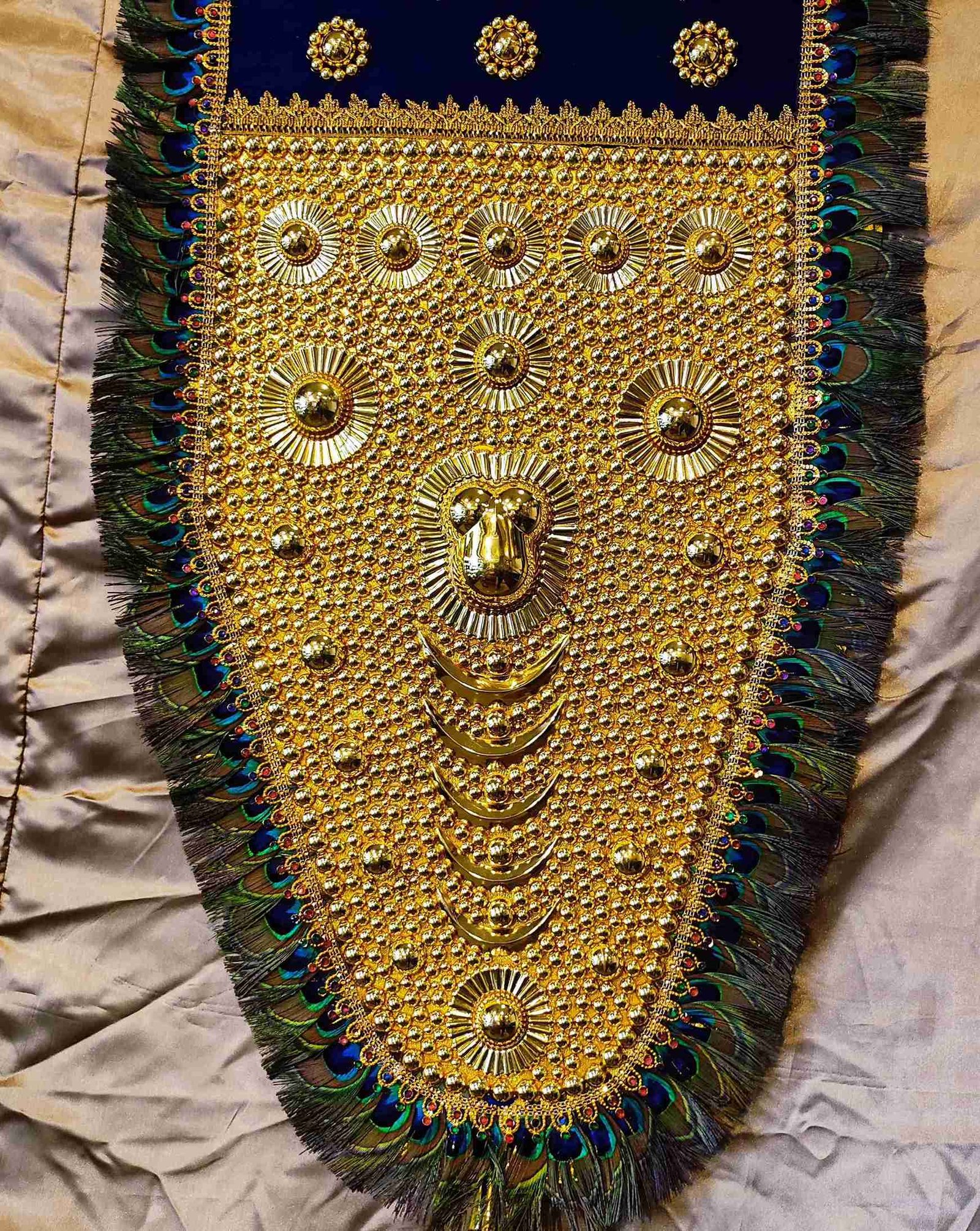 Nettipattam/ netipot peacock 107cm(42 inches) - Image 2