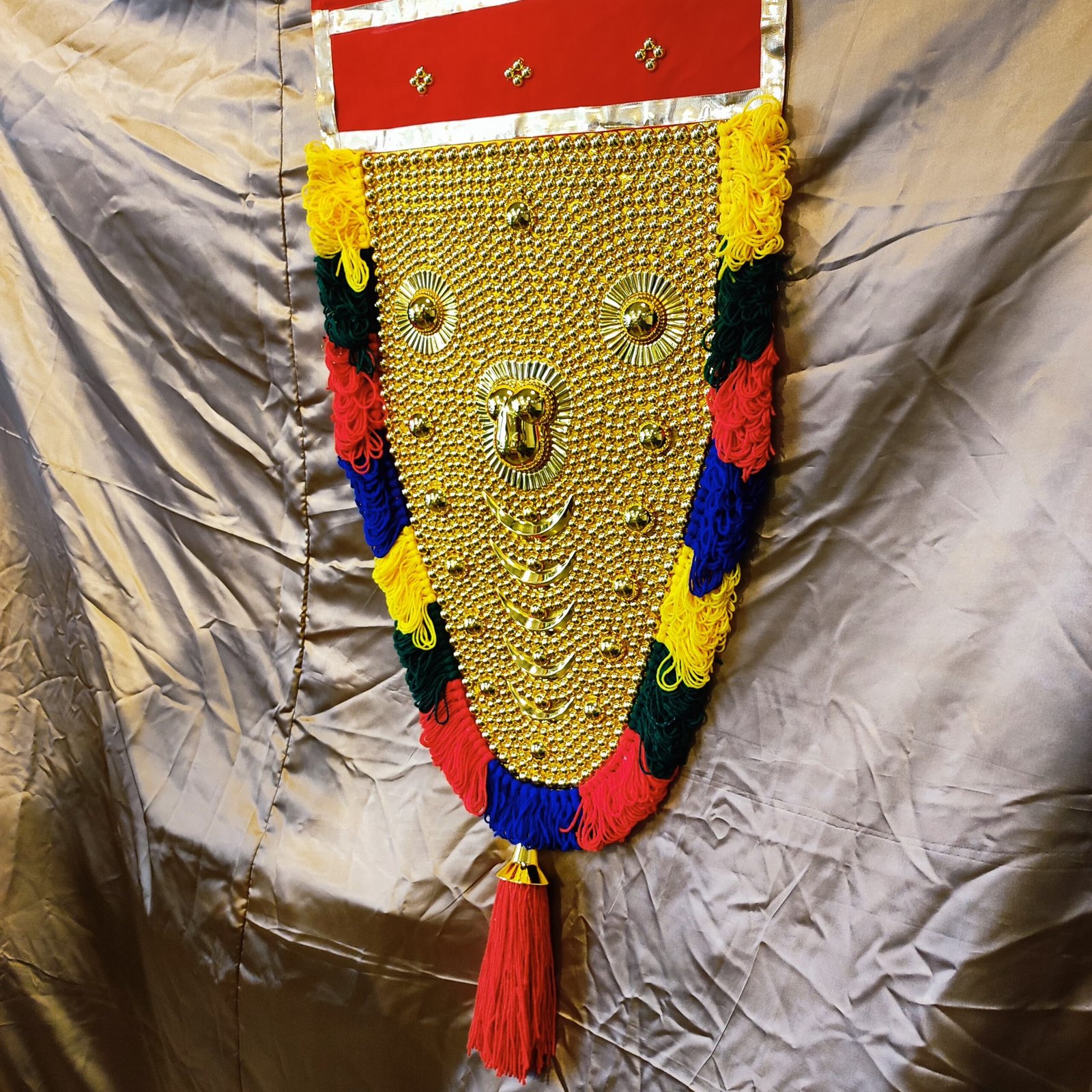 Nettipattam/ netipot Red 110cm(43 inches) - Image 2