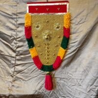 Vibrant Red Nettipattam - Elegant Charm