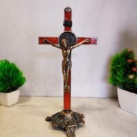 Holy cross Metal/ Bronze Red Holy cross 26 cm