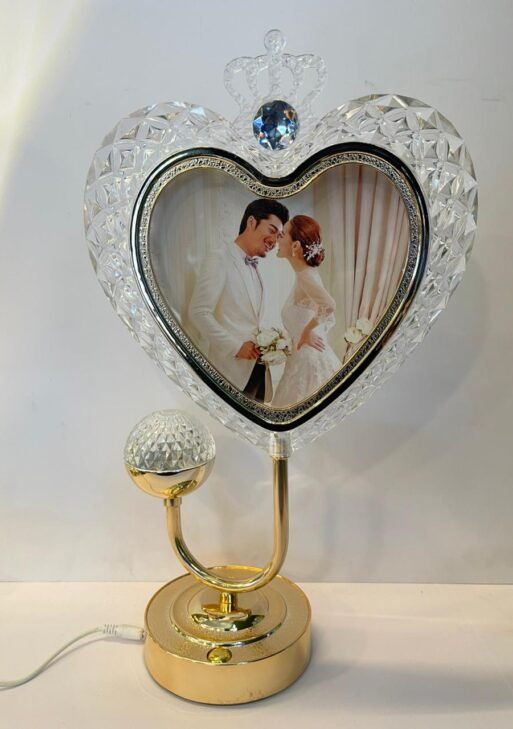 Crescent Photo Touch Lamp 37cm