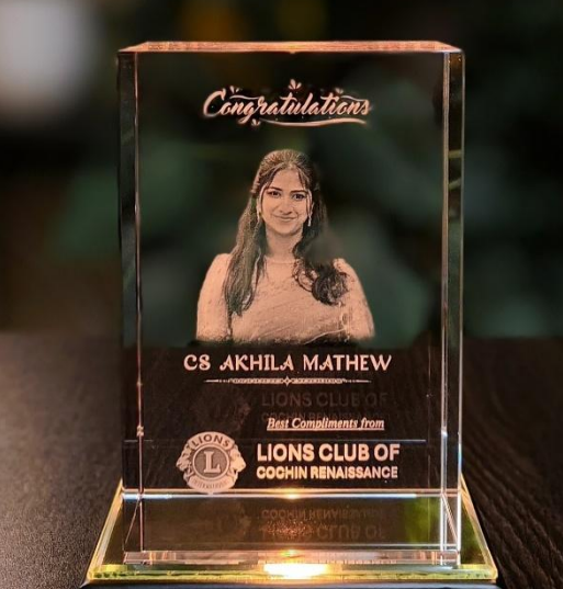 3D Crystal Cube FC07