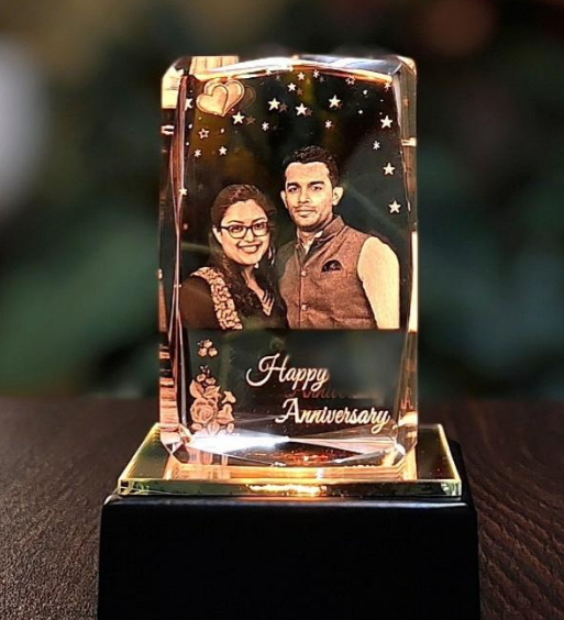 3D Crystal Cube FC08