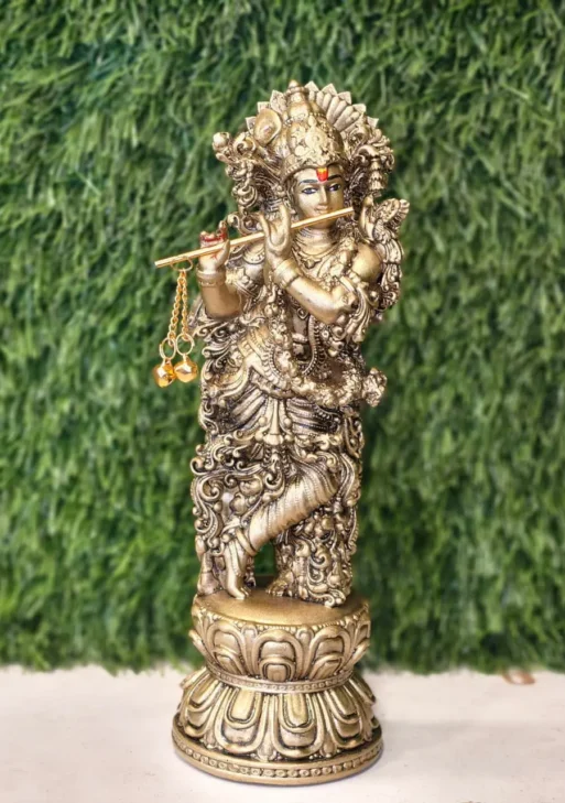 Antique Krishna idol/  krishna idol 9 inch (22 cm)