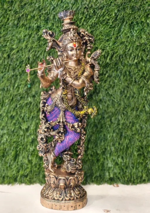 Antique Krishna idol/  krishna idol 14 inch (35 cm)