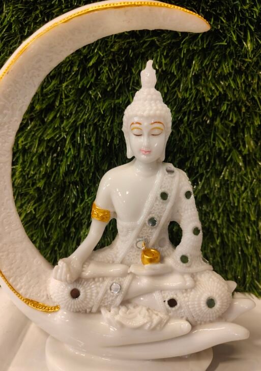 Moon buddha showpiece
