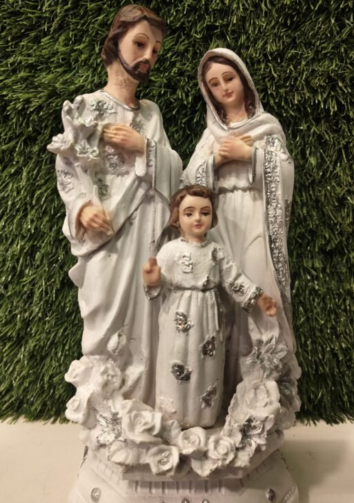 Holy Family Idol – White & Silver